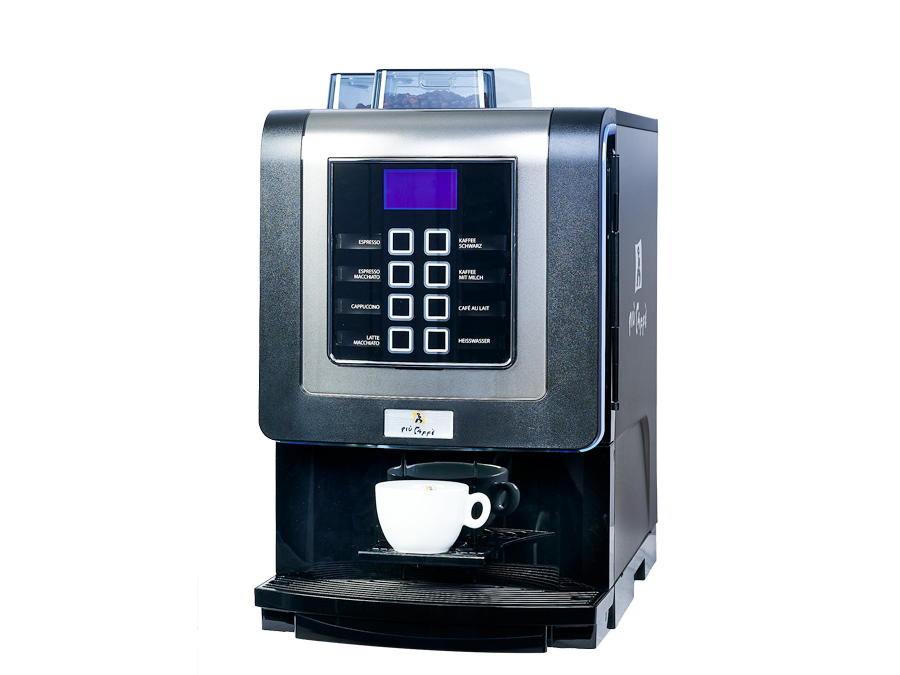 più 201, der Kaffeevollautomat diagonal von vorne