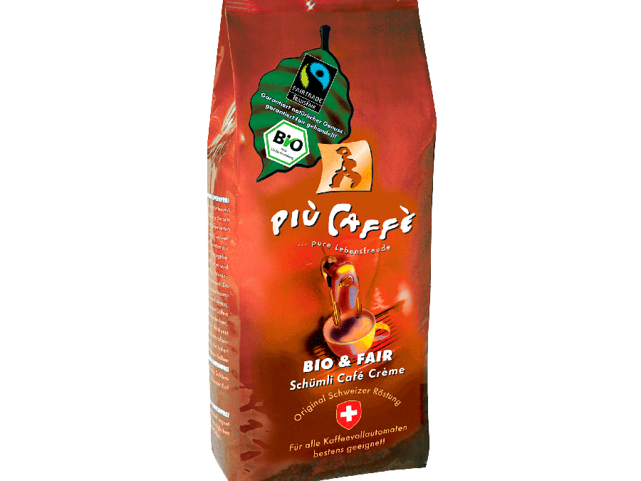 Bio & Fair 100% Arabica ganze Kaffeebohne