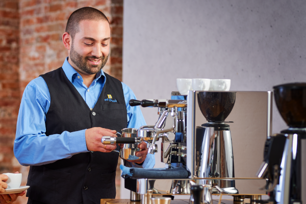 Massimo Piccone ist Barista-Profi.